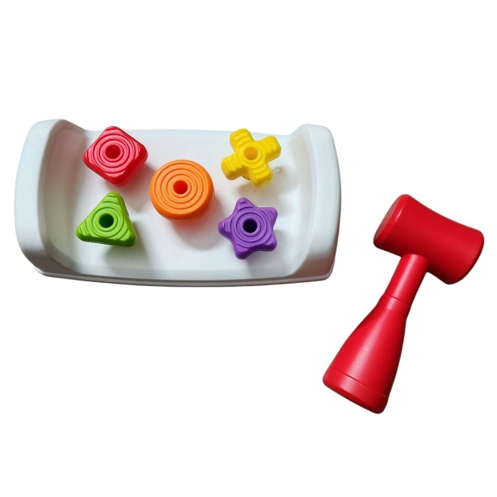 Fisher-Price Tap & Turn Bench Double-Sided Infant & Toddler Toy